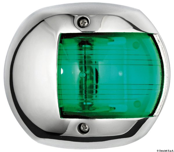 Fanale Compact 12 inox verde - 11.406.02
